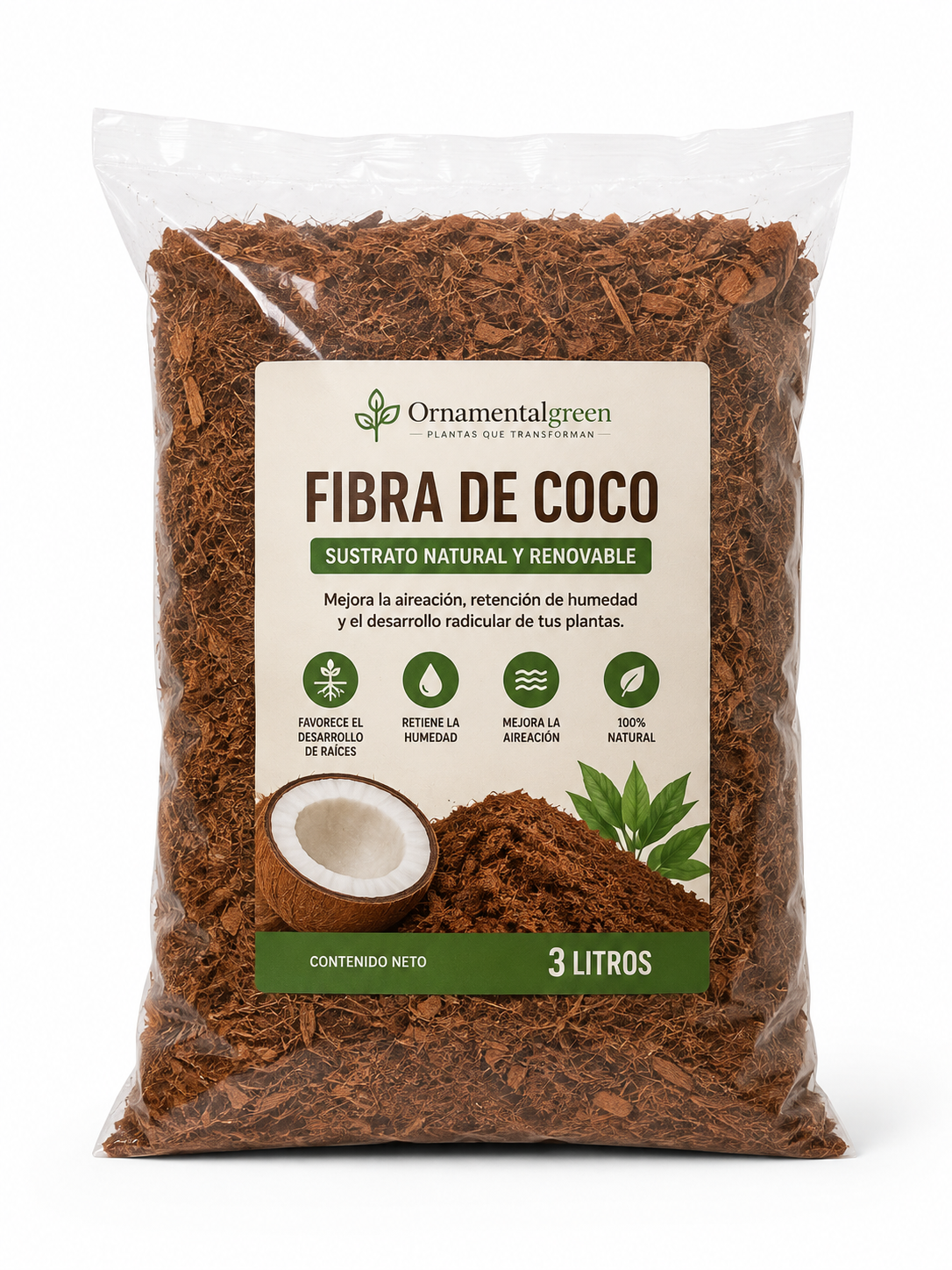 Fibra de Coco 3L